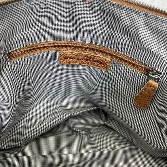 Spikes & Sparrow Handbag Crossbody 100% Leather Camel NEW (scuffs) - Picture 8 of 12